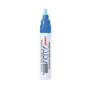 Permanent Marker, Broad Chisel Tip, Blue