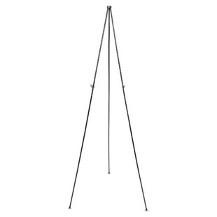 Full Size Instant Easel, 62-3/8" Maximum Height, Steel, Black