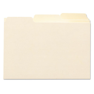 Manila Card Guides, 1/3-cut Top Tab, Blank, 4 X 6, Manila, 100/box