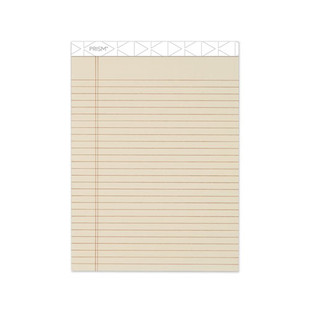 Prism + Colored Writing Pads, Wide/legal Rule, 50 Pastel Ivory 8.5 X 11.75 Sheets, 12/pack