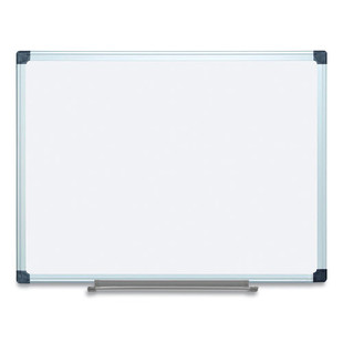 Porcelain Value Dry Erase Board, 36 X 48, White, Aluminum Frame