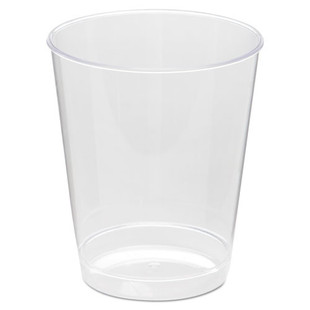 Comet Plastic Tumbler, 8 Oz, Clear, Tall, 25/pack, 20 Packs/carton