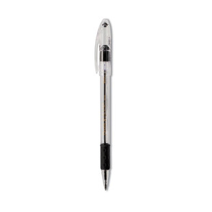 R.s.v.p. Ballpoint Pen, Stick, Medium 1 Mm, Black Ink, Clear/black Barrel, Dozen