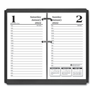 Economy Daily Desk Calendar Refill, 3.5 X 6, White Sheets, 12-month (jan To Dec): 2024