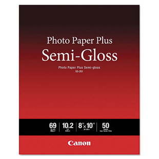 Photo Paper Plus Semi-gloss, 8 X 10, Semi-gloss White, 50/pack