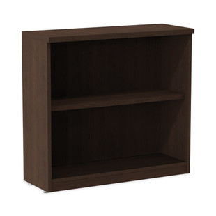 Alera Valencia Series Bookcase, Two-shelf, 31.75w X 14d X 29.5h, Espresso