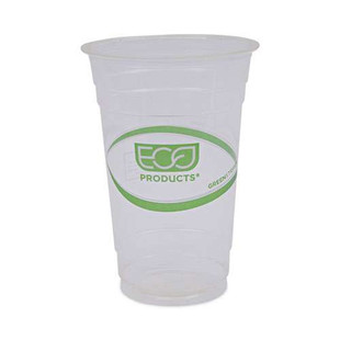 Greenstripe Renewable And Compostable Cold Cups, 20 Oz, Clear, 50/pack, 20 Packs/carton