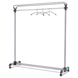 Large Capacity Garment Rack, 63.5w X 21.25d X 67.5h, Black/silver