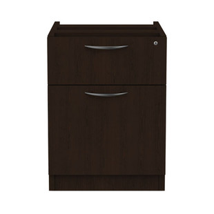 Alera Valencia Series Hanging Pedestal File, Left/right, 2-drawers: Box/file, Legal/letter, Espresso, 15.63" X 20.5" X 19.25"