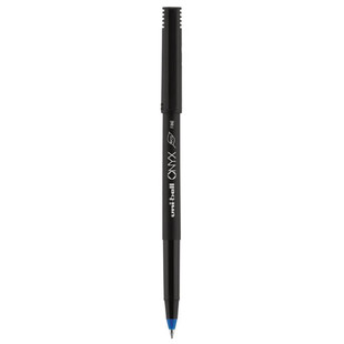 Onyx Roller Ball Pen, Stick, Fine 0.7 Mm, Blue Ink, Black Matte Barrel, 72/pack