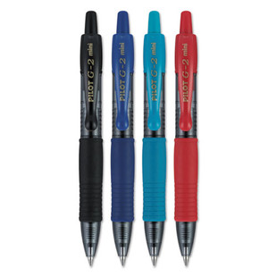 G2 Mini Gel Pen, Retractable, Fine 0.7 Mm, Assorted Ink And Barrel Colors, 4/pack