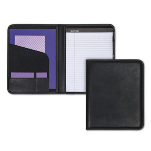 Professional Padfolio, Storage Pockets/card Slots, Writing Pad, Black