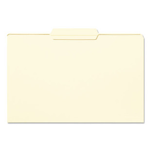 Reinforced Tab Manila File Folders, 1/3-cut Tabs: Center Position, Legal Size, 0.75" Expansion, 11-pt Manila, 100/box