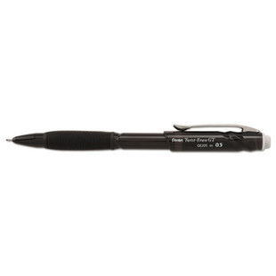 Twist-erase Gt Pencils, 0.5 Mm, Hb (#2.5), Black Lead, Black Barrel