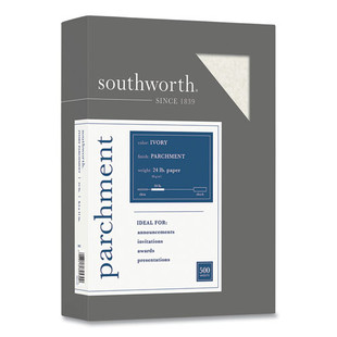 Parchment Specialty Paper, 24 Lb, 8.5 X 11, Ivory, 500/ream