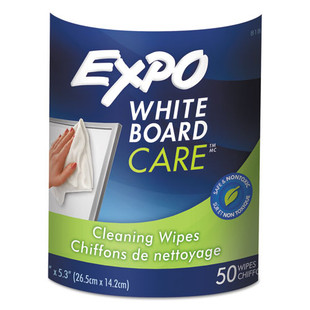 Dry-erase Board-cleaning Wet Wipes, 6 X 9, 50/container