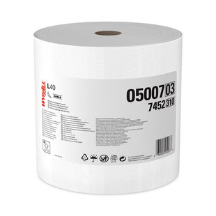 L40 Towels, Jumbo Roll, 12.5 X 13.4, White, 750/roll