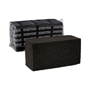 Grill Brick, 8 X 4, Black, 12/carton