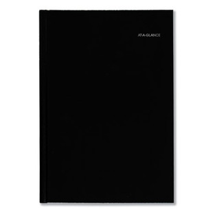 Dayminder Hard-cover Monthly Planner, Ruled Blocks, 11.75 X 8, Black Cover, 14-month: Dec 2025 To Jan 2027
