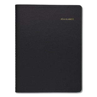 Monthly Planner, 11 X 9, Black Cover, 15-month: Jan 2025 To Mar 2026