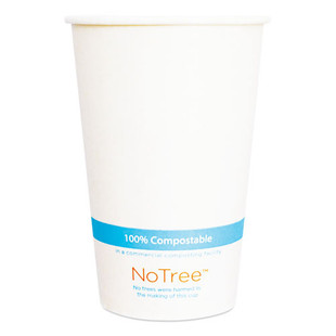 Notree Paper Cold Cups, 12 Oz, Natural, 1,000/carton