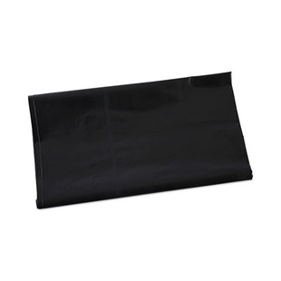 Linear Low Density Industrial Can Liners, 45 Gal, 1.7 Mil, 40 X 46, Black, 100/carton