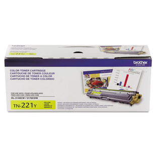 Original Brother TN221Y Yellow Toner Cartridge