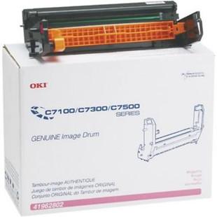 Original Okidata 41962802 Image Drum for C7100, C7300, C7500 Printers  Magenta