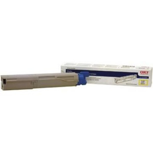 Original OKI 43459401 Toner Cartridge for C3400  Yellow