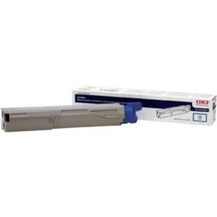 Original OKI 43459303 High-Yield Toner Cartridge for C3400  Cyan