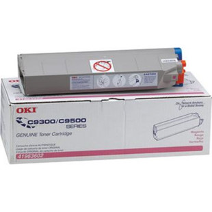 Original OKI 41963602 Type C5 Laser Toner Cartridge for C9300/C9500 Printers  Magenta