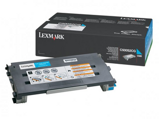 Original Lexmark C500S2CG C500n 1-Sd Cyan Toner Cartridge