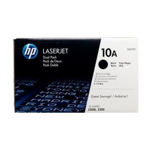 Q2610D | HP 10A | Original HP Dual Pack Toner Cartridges – Black