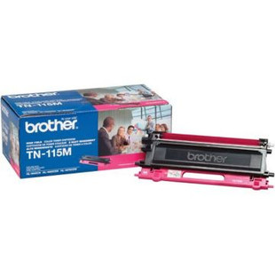 Original Brother TN-115M Magenta High-Yield Laser Toner Cartridge