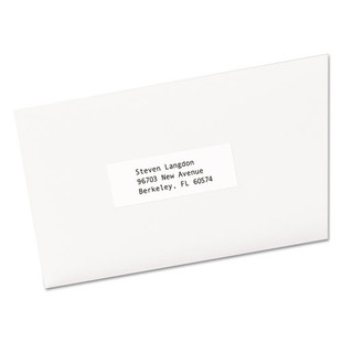 Copier Mailing Labels, Copiers, 1 X 2.81, White, 33/sheet, 500 Sheets/box
