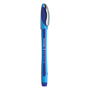 Slider Memo Xb Ballpoint Pen, Stick, Extra-bold 1.4 Mm, Blue Ink, Blue/light Blue Barrel, 10/box