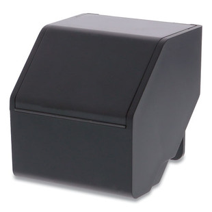 Konnect Desktop Organizer Storage Bin, Short, 3.4" X 3.5" X 3.5", Black