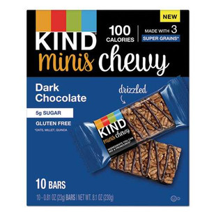 Minis Chewy, Dark Chocolate, 0.81 Oz,10/pack