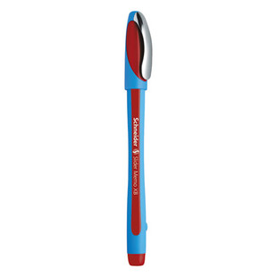 Slider Memo Xb Ballpoint Pen, Stick, Extra-bold 1.4 Mm, Red Ink, Blue/red Barrel, 10/box