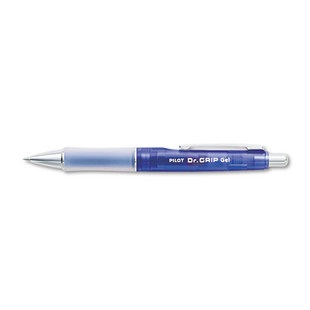 Dr. Grip Gel Pen, Retractable, Fine 0.7 Mm, Black Ink, Purple Barrel