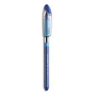 Slider Ballpoint Pen, Stick, Medium 0.8 Mm, Blue Ink, Blue/silver Barrel, 10/box