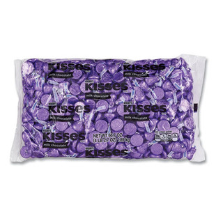 Kisses, Milk Chocolate, Purple Wrappers, 66.7 Oz Bag, Delivered In 1-4 Business Days