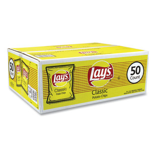 Regular Potato Chips, 1 Oz Bag, 50/carton, Delivered In 1-4 Business Days