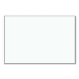 Melamine Dry Erase Board, 72 X 48, White Surface, Silver Frame