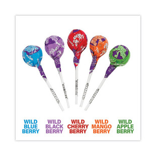 Tootsie Pops, Assorted Wild Berry Flavors, 0.6 Oz Lollipops, 100/box, Delivered In 1-4 Business Days
