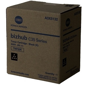 A0X5132 | TNP22K | Original Konica Minolta Toner Cartridge - Black