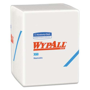 X60 Cloths, 1/4 Fold, 12.5 X 10, White, 70/pack, 8 Packs/carton