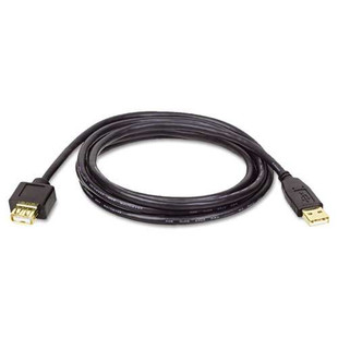 Usb 2.0 A Extension Cable (m/f), 6 Ft., Black