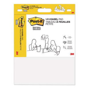 Vertical-orientation Self-stick Easel Pads, Unruled, 20 White 15 X 18 Sheets, 2/pack