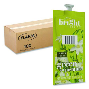 The Bright Tea Co. Green With Jasmine Tea Freshpack, 100/carton